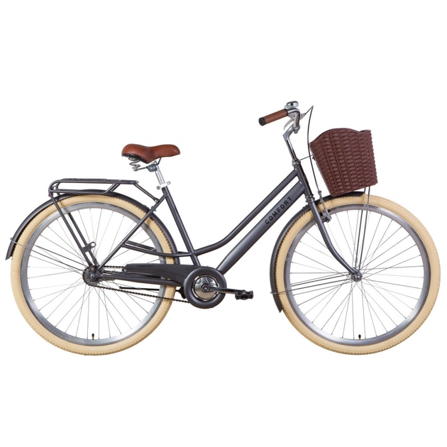 Велосипед Дорожник 28" COMFORT FEMALE рама-19,5" 2021 Anthracite (OPS-D-28-194) - изображение 1
