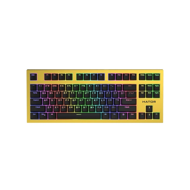 Клавіатура Hator Skyfall TKL PRO Wireless Yellow (HTK-668) - изображение 1