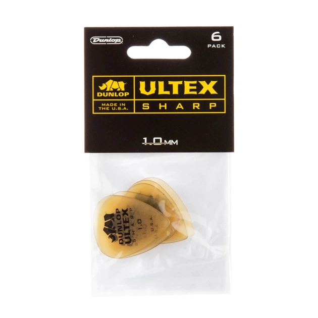 Медіатор Jim Dunlop Ultex Sharp Pick 1.0mm 6 шт. (433P1.0) - picture 3