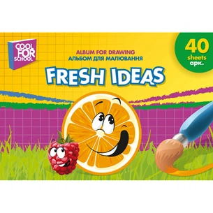 Альбом для малювання Cool For School на пружині, 40 аркушів (CF60904-07) зображення 1