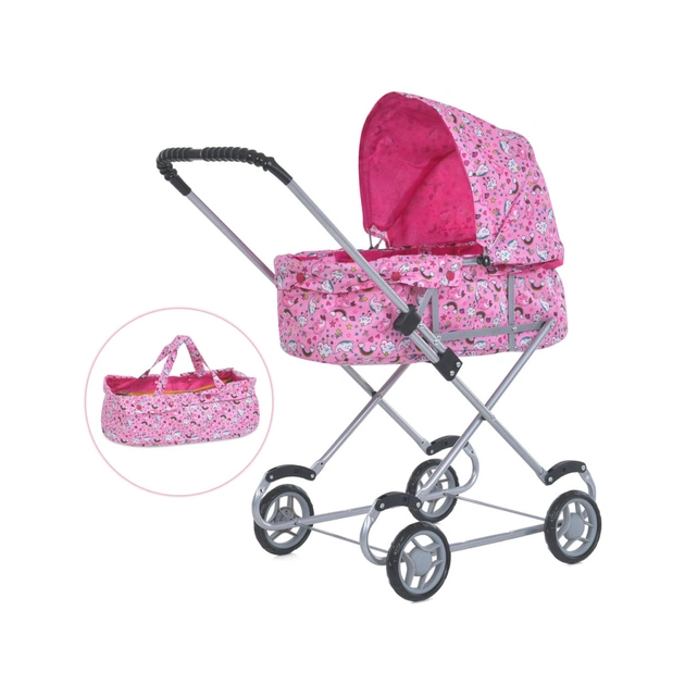 Коляска для ляльок Melogo 9308 W pink (Melogo 9308 W pink) - зображення 1