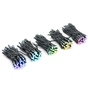 Гірлянда Twinkly Smart LED Pro Curtain RGBW 250, AWG22, IP65, чорний (TWP-CU-CA-05X50SPP-B) - зменшене зображення 2