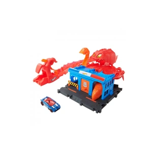Автотрек Hot Wheels Поліцейський порятунок від скорпіона серії "Небезпечні створіння" (HDR32) зображення 1