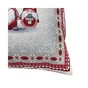 Наволочка Прованс декоративна Snowfall Тріо гномів 45х45 см Сіра з червоним (23808) - уменьшенное изображение 3