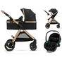 Коляска Kinderkraft 3 в 1 Esme Pro Pure Black (KSESME00BLK300N) (5902533929351) - уменьшенное изображение 1