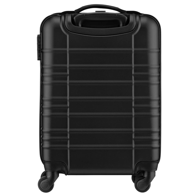 Валіза Wenger Amplar, мала, пластик, 4 колеса, чорна (653143) - зображення 6