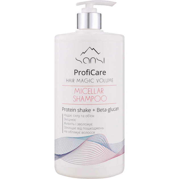 Шампунь Sansi ProfiCare Hair Magic Volume Micellar Shampoo 900 мл (4823107603730) - изображение 1