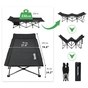 Раскладушка Naturehike CNK2300WS010, поліестер Oxford, чорна (6976507665209) - уменьшенное изображение 2