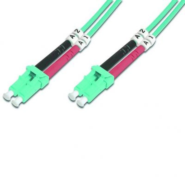Оптичний патчкорд Digitus LC/UPC-LC/UPC,50/125,OM3(Multimode),Duplex,1m (DK-2533-01/3) - зображення 1