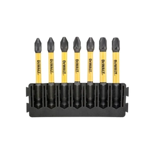Набір біт DeWALT в касеті для Tough Case, FlexTorq, L=57 мм, Рz2 - 7 шт. (DT70821) зображення 1