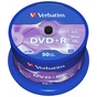 Диск DVD Verbatim 4.7Gb 16X CakeBox 50 шт (43550) - зменшене зображення 1