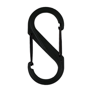 Карабін туристичний Nite ize Plastic Carb S Biner Size 6 NI676 All Black (4823082709571) зображення 1