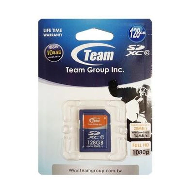 Карта пам'яті Team 128GB SDXC Class 10 (TSDXC128GCL1001) - изображение 1
