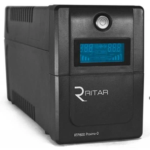 Пристрій безперебійного живлення Ritar RTP800 (480W) Proxima-D (RTP800D) зображення 1