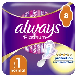 Гігієнічні прокладки Always Platinum Normal (Розмір 1) 8 шт. (8001090444875) зображення 1