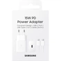 Зарядний пристрій Samsung 15W Power Adapter (w C to C Cable) White (EP-T1510XWEGRU) - зменшене зображення 5