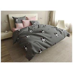 Постільна білизна MirSon Бязь Premium 17-0404 Pekingese King Size (2200002875127) зображення 1