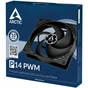 Кулер до корпусу Arctic P14 Silent black (ACFAN00139A) - зменшене зображення 7