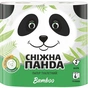 Туалетний папір Сніжна Панда Bamboo 2 шари 4 рулони (4823019009415) - зменшене зображення 1