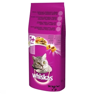 Сухий корм для кішок Whiskas з тунцем 14 кг (5900951014390) зображення 1