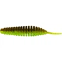Силікон рибальський FishUP Tanta 3" 204 - Green Pumpkin/Chartreuse (6шт/уп) (1862.00.18) - зменшене зображення 1