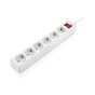 Мережевий фільтр живлення REAL-EL RS-6 Protect M 3m, white (EL122300033) - зменшене зображення 6