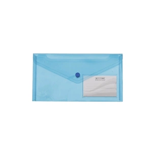 Папка - конверт Buromax DL (240x130мм) TRAVEL, blue (BM.3938-02) зображення 1
