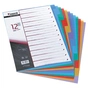 Роздільник сторінок Axent colored, 12 dividers, plastic (1912-01-А) - уменьшенное изображение 1