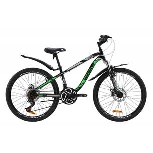 Велосипед Discovery 24" FLINT AM DD рама-13" St 2020 чорно-зелений (OPS-DIS-24-159) зображення 1