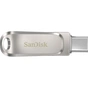USB флеш накопичувач SanDisk 1TB Ultra Dual Luxe Silver USB 3.2/Type-C (SDDDC4-1T00-G46) - зменшене зображення 4