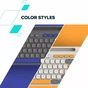 Клавіатура Canyon HKB-W03 Wireless UA Beige (CNS-HKBW03BG) - зменшене зображення 8