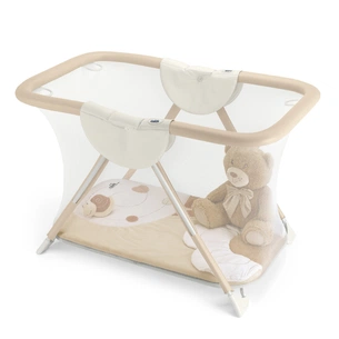 Дитячий манеж Cam Brevettato Millegiochi з розвиваючим килимком, колір бежевий (B122-C240/V77) зображення 1