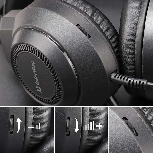 Гарнітура СolorWay BlazeCore RGB Black (CW-HPG03BK) - зображення 15