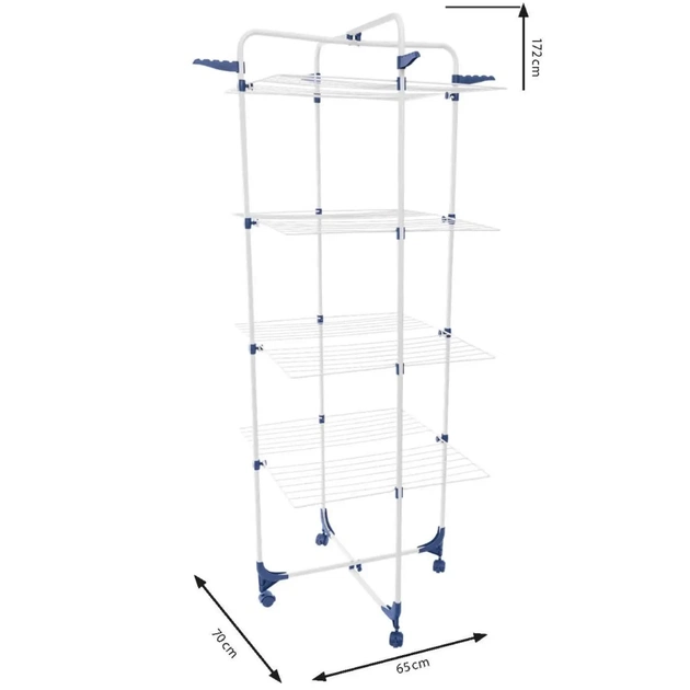Сушарка для білизни Casa Si Athletic 4 White Підлогова (CS92186E04) (DAS302372) - зображення 2
