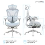 Кресло офисное OfficePro Elite OC950GLB Gray/Light Blue - уменьшенное изображение 14