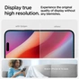 Скло захисне Spigen iPhone 16/15 Glas tR SLIM HD (1 Pack) (AGL06910) - зменшене зображення 5