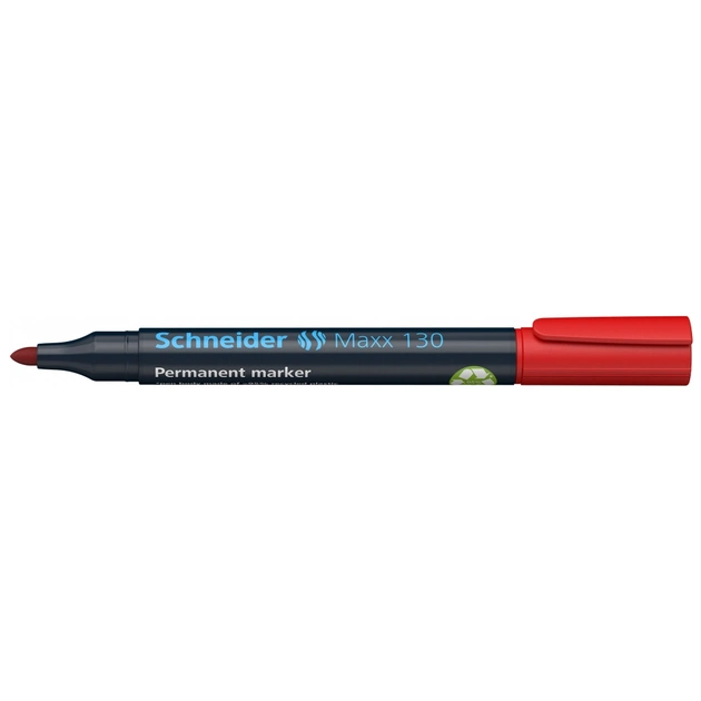 Маркер Schneider MAXX 130 перманентний 2-3 мм, червоний (S113002) - зображення 1