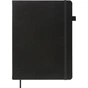 Книга записная Buromax Etalon 190x250 мм 96 листов в клетку обложка из искусственной кожи Черная (BM.292160-01) - уменьшенное изображение 2