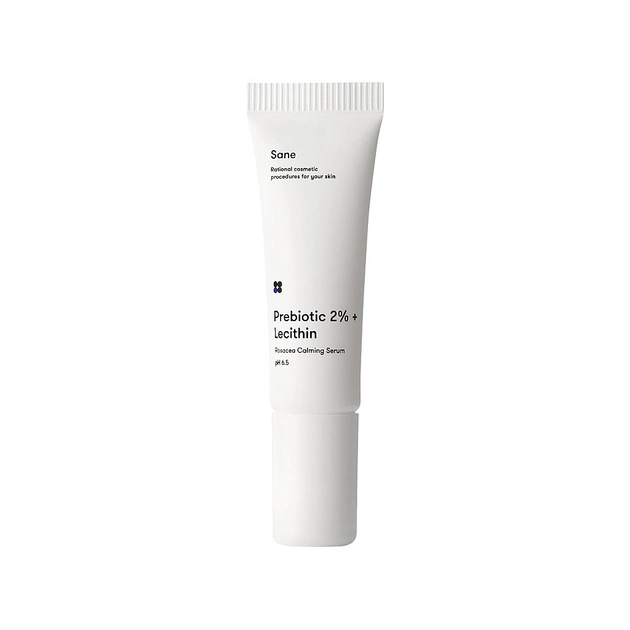 Сироватка для обличчя Sane Prebiotic 2% + Lecithin Rosacea Calming Serum pH 6.5 Заспокійлива 30 мл (4820266830601) - зображення 1