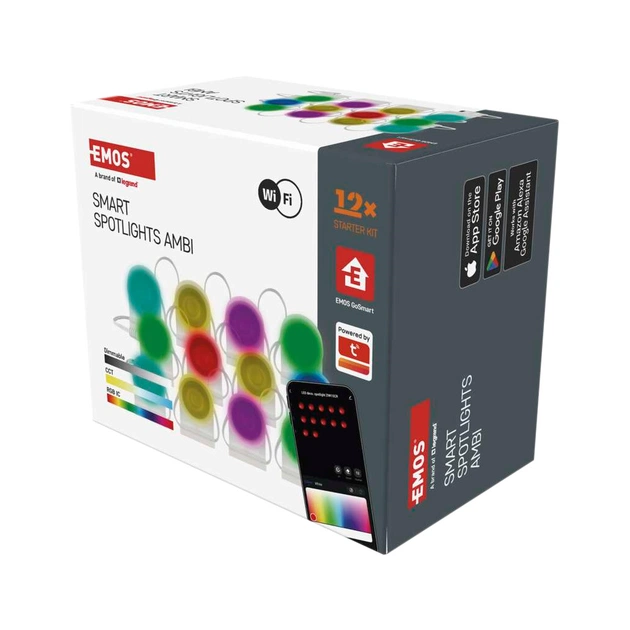 Світильник EMOS ZIW15CR 12шт. 255см, 7 Вт, RGBIC+CCT, WIFI (ZIW15CR) - picture 7