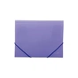 Папка на резинках Economix А4 фактура "помаранч", фіолетова (E31633-12) - зменшене зображення 1