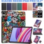 Чохол до планшета BeCover Smart Case Xiaomi Redmi Pad Pro 12.1'' Graffiti (711308) - зменшене зображення 9