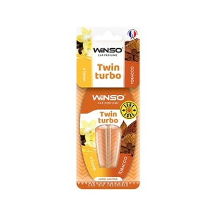 Ароматизатор для автомобіля WINSO Twin Turbo - Vanilla & Tobacco (538800) зображення 1