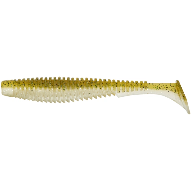 Силикон рыболовный FishUP U-Shad 4" 202 - Green Pumpkin/Pearl (8шт/уп) (1864.11.19) - изображение 1