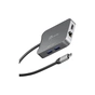 Концентратор J5create USB-C 5-in-1 1xHDMI + 1xUSB 3.2 + 1xUSB-C PD140W + 1xRJ45 1000Mbps gray (JCD3191-N) - зменшене зображення 1