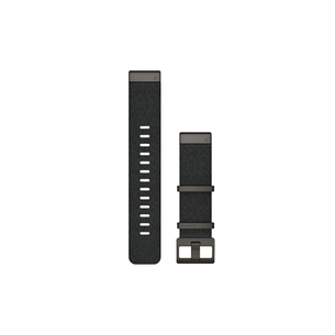 Ремінець до смарт-годинника Garmin MARQ, QuickFit 22m, Jacquard-weave Nylon Strap, Heathered Black (010-12738-03) зображення 1