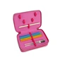 Пенал Cool For School 2 відділення з відворотами Рожевий (CF87281) - зменшене зображення 3