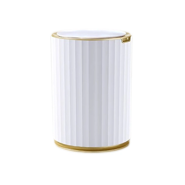 Контейнер для сміття JAH Nordic Сенсорний Білий із золотим 9 л (20259) - picture 1