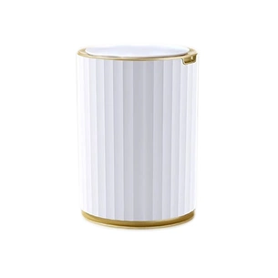 Контейнер для сміття JAH Nordic Сенсорний Білий із золотим 9 л (20259) изображение 1