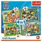 Пазл Trefl Paw Patrol Праздничный Щенячий патруль 4 в 1 (35, 48, 54, 70) (5900511343953) - уменьшенное изображение 6